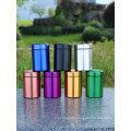 Custom Wholesale High Quality Metal Aluminum Herb Weed Storage Stash Jars Smoking Accessories